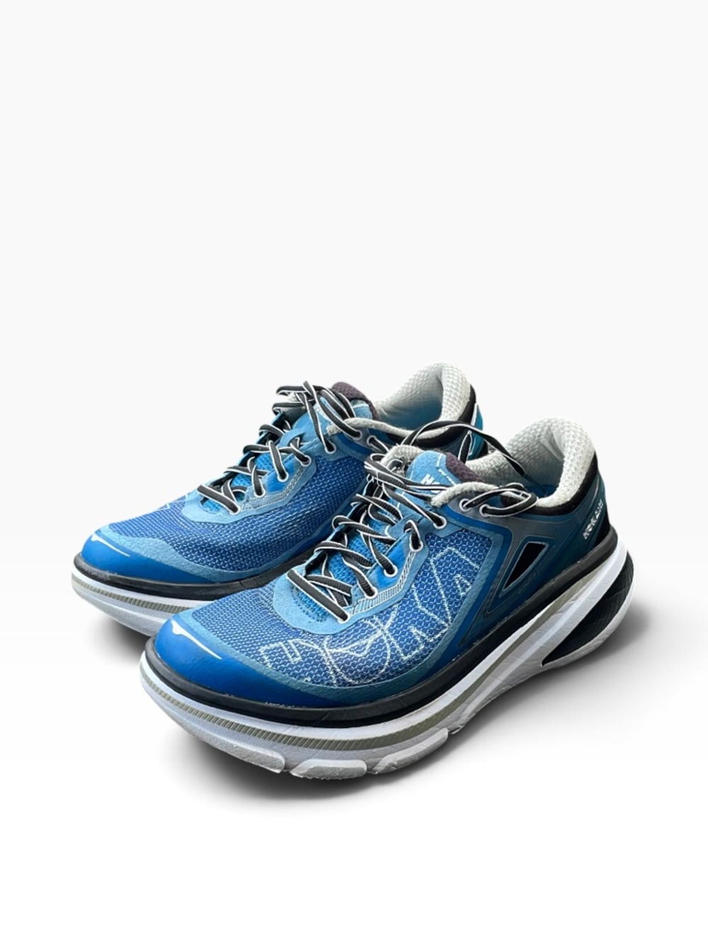 Hoka One One Bondi 4 Blue Running Shoes MENS SIZE 9